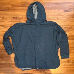 The North Face lightweight pullover hoodie shirt sweatshirt hooded blue XL
